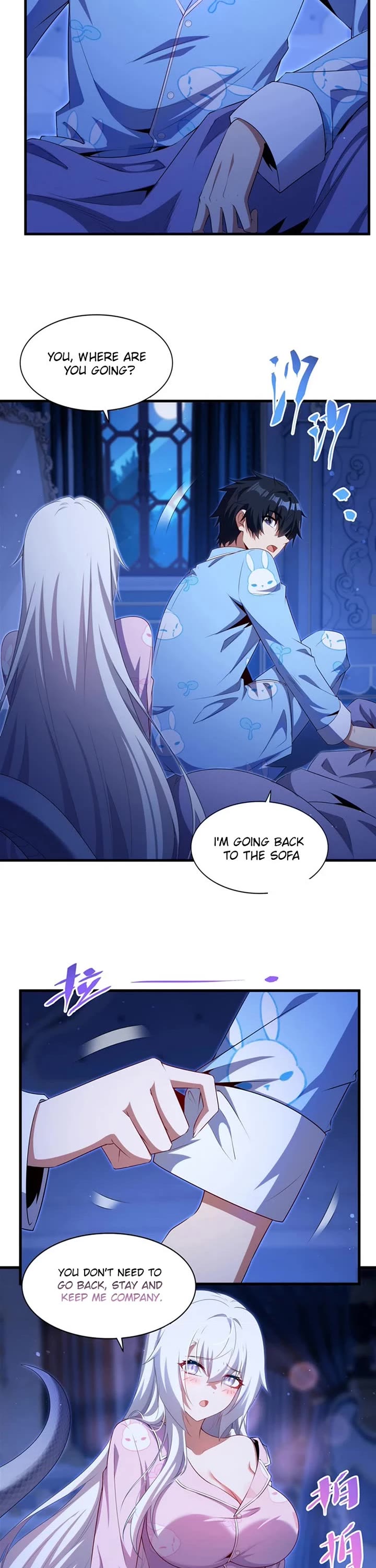 Shut Up, Evil Dragon! I Don't Want to Raise a Child With You Anymore Chapter 81 page 8 - Chapter 81: The Hidden Struggles in Bed