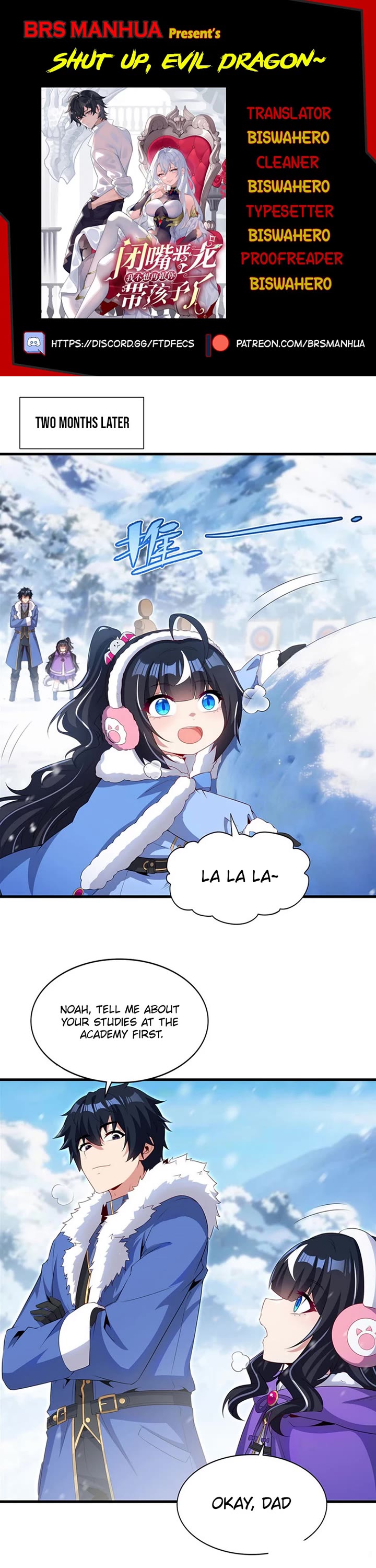 Shut Up, Evil Dragon! I Don't Want to Raise a Child With You Anymore Chapter 86 page 1 - Chapter 86: Winter Warmth