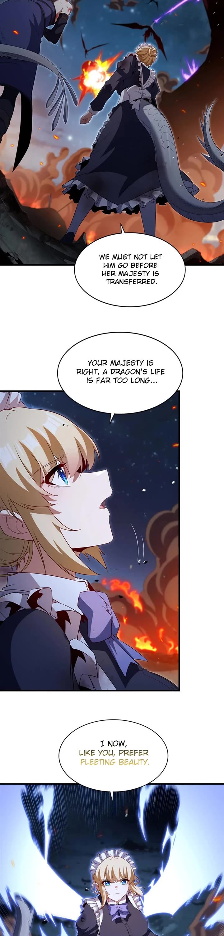 Shut Up, Evil Dragon! I Don't Want to Raise a Child With You Anymore Chapter 88 page 11 - Chapter 88: The Crimson Flame Dragon King Descends
