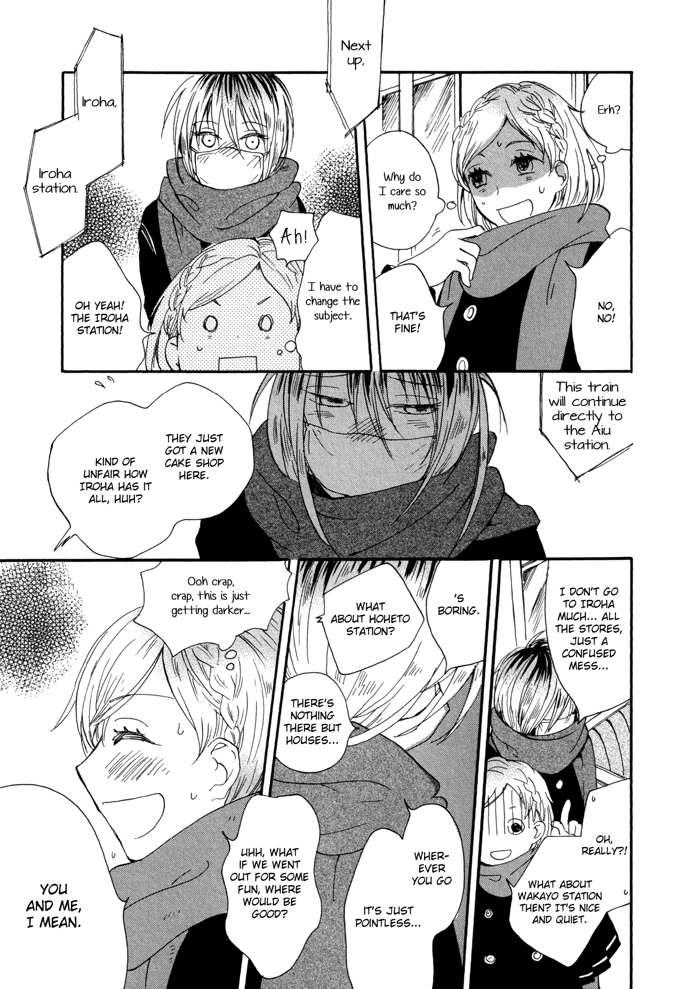 Shuuden ni wa Kaeshimasu Chapter 1.2 page 11 - Chapter 1 v2 : From Aiu Station on the Hiragana Line [Oneshot]