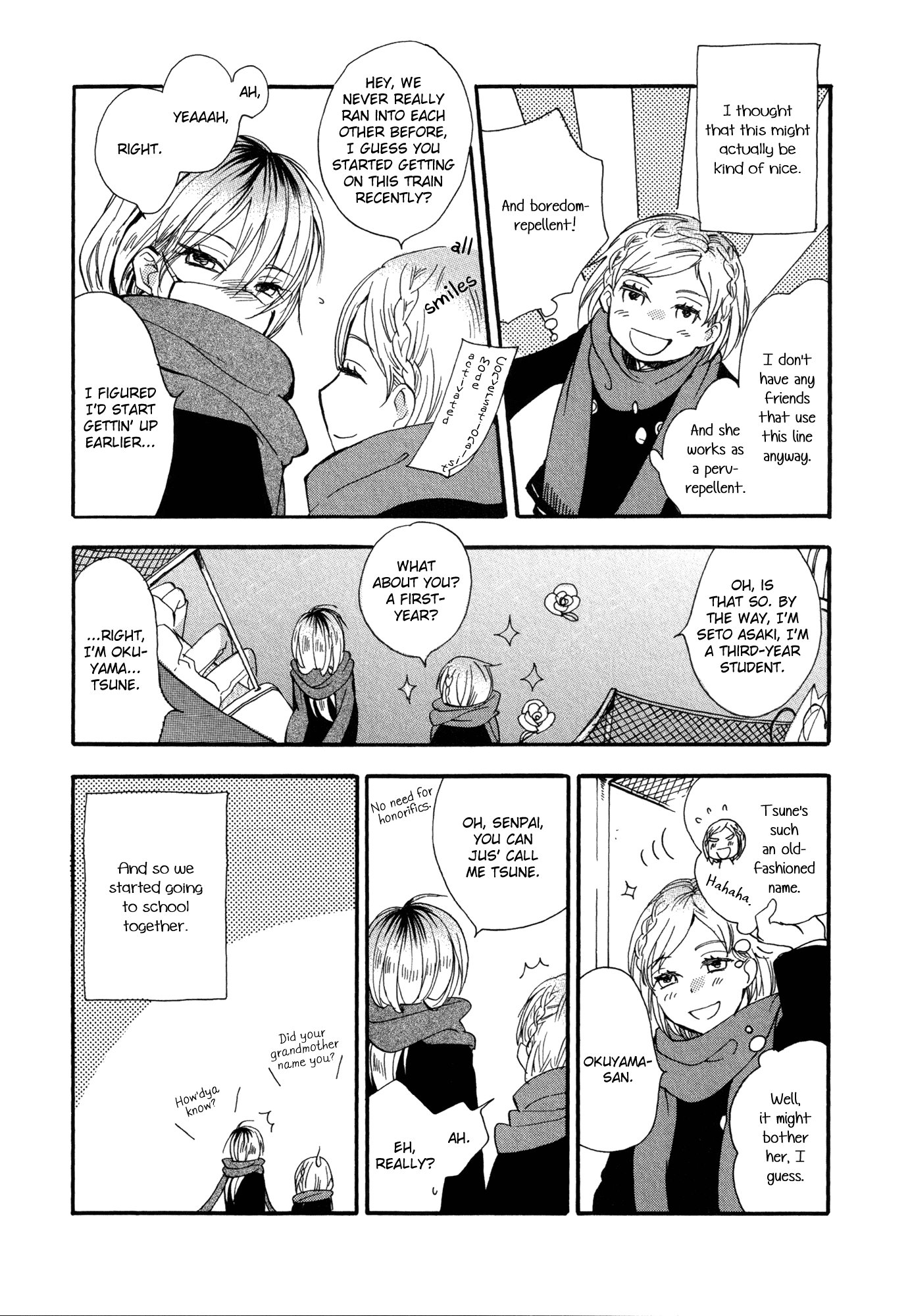 Shuuden ni wa Kaeshimasu Chapter 1.2 page 8 - Chapter 1 v2 : From Aiu Station on the Hiragana Line [Oneshot]
