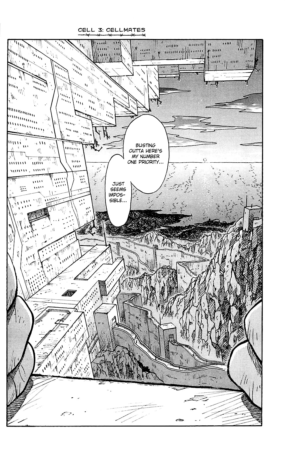 Shuujin Riku Chapter 3 page 2 - Chapter 3: Cellmate
