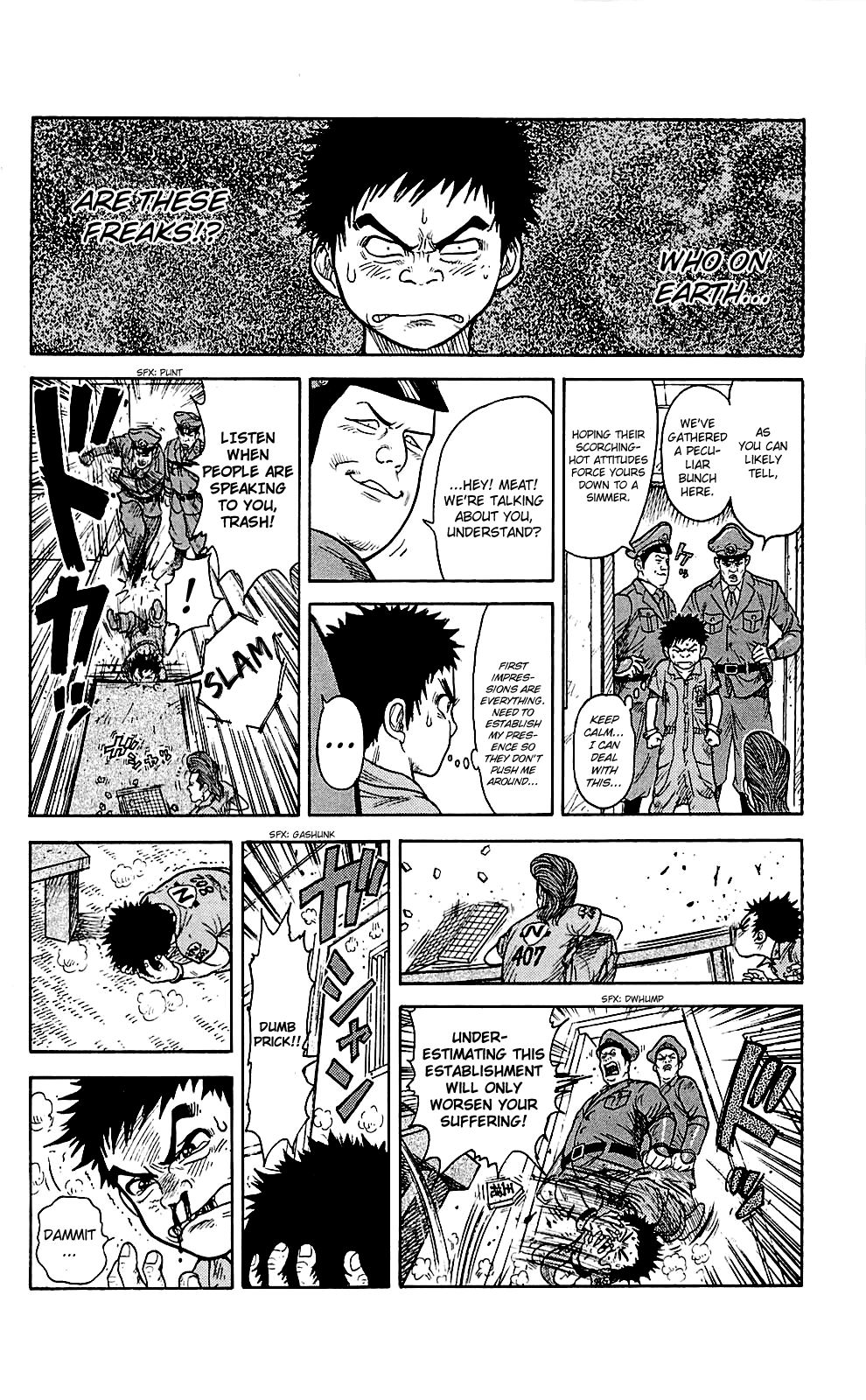 Shuujin Riku Chapter 3 page 5 - Chapter 3: Cellmate