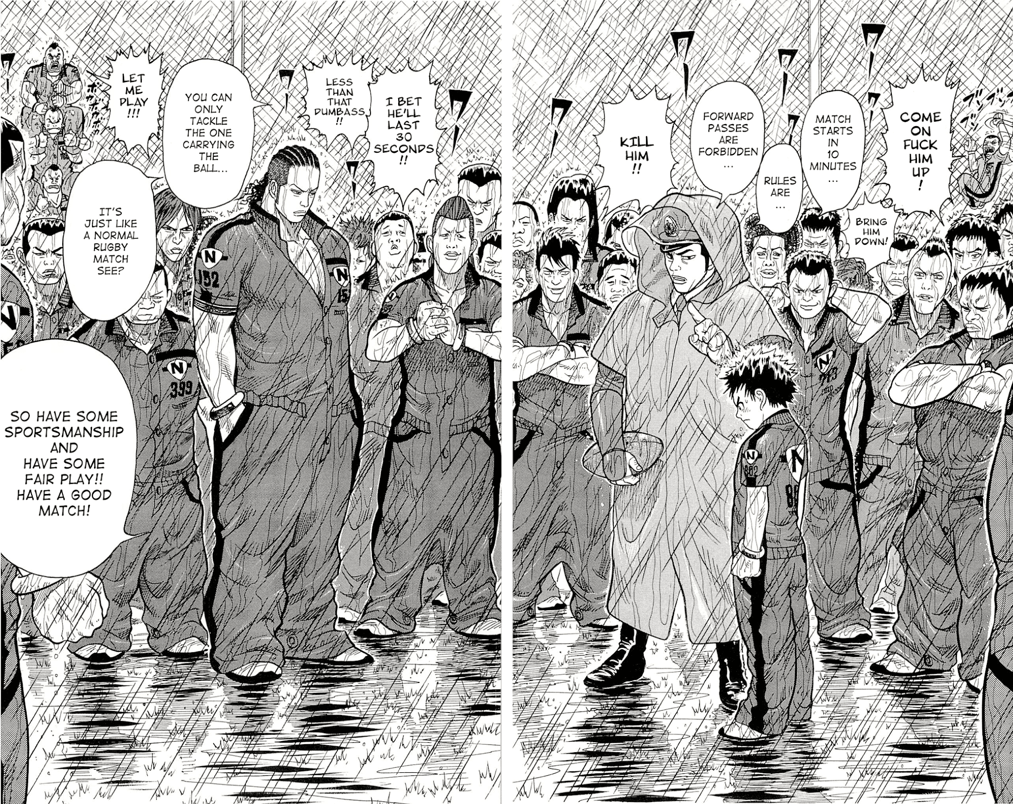 Shuujin Riku Chapter 7 page 9 - Chapter 7: Rugby