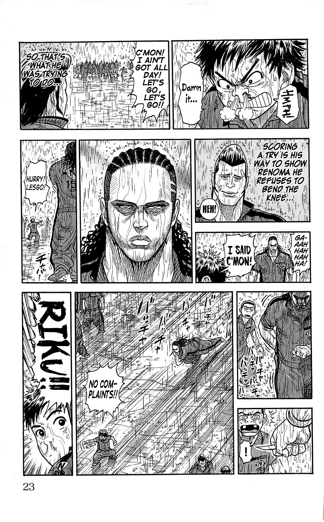 Shuujin Riku Chapter 8 page 22 - Chapter 8: Under the Rain