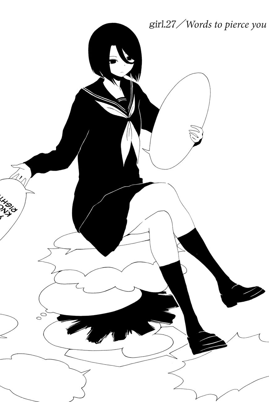 Shuukan Shounen Girl Chapter 27 page 2 - Chapter 27 : girl.27 / Words to pierce you