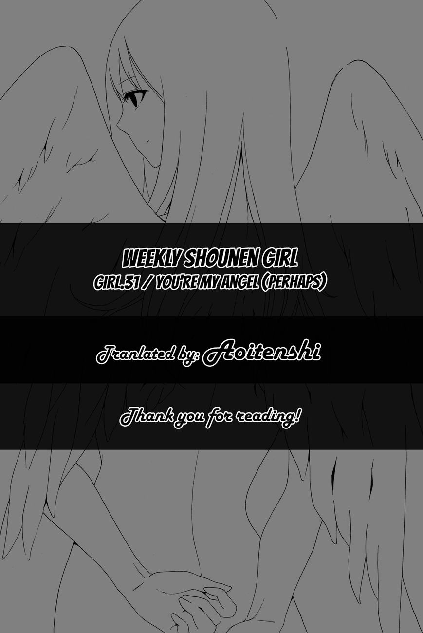Shuukan Shounen Girl Chapter 31 page 15 - Chapter 31 : girl. 31 / You're my angel (perhaps)