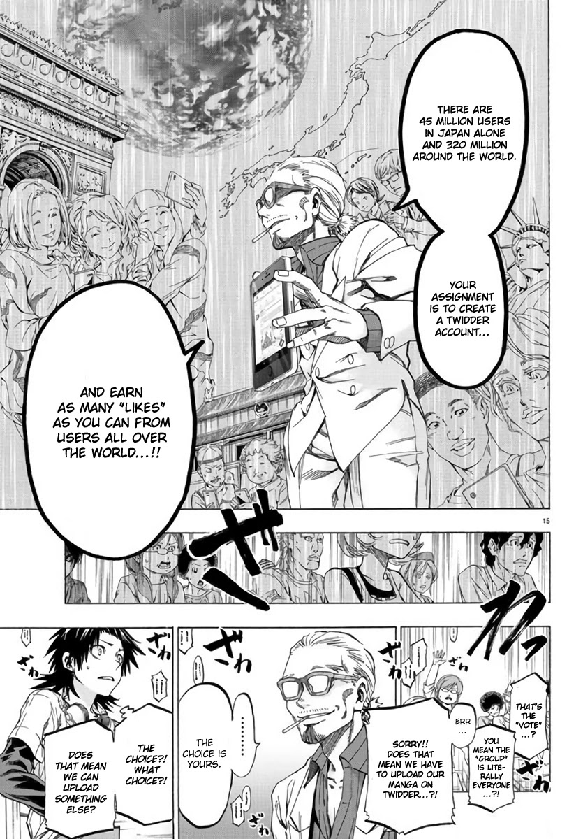 Shuukan Shounen Hachi Chapter 10 page 16 - Chapter 10: Four People, One Fate