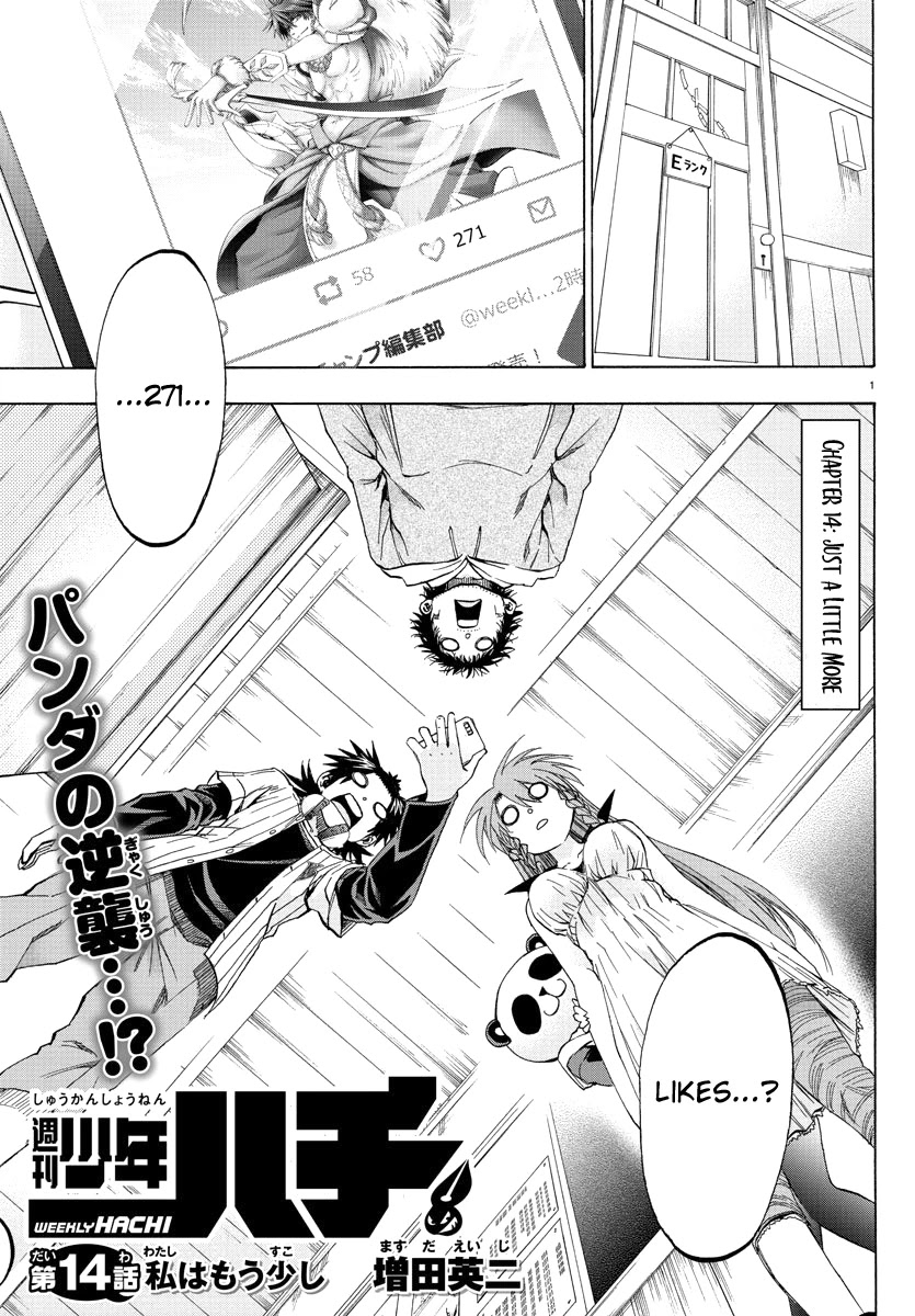 Shuukan Shounen Hachi Chapter 14 page 1 - Chapter 14: Just A Little More