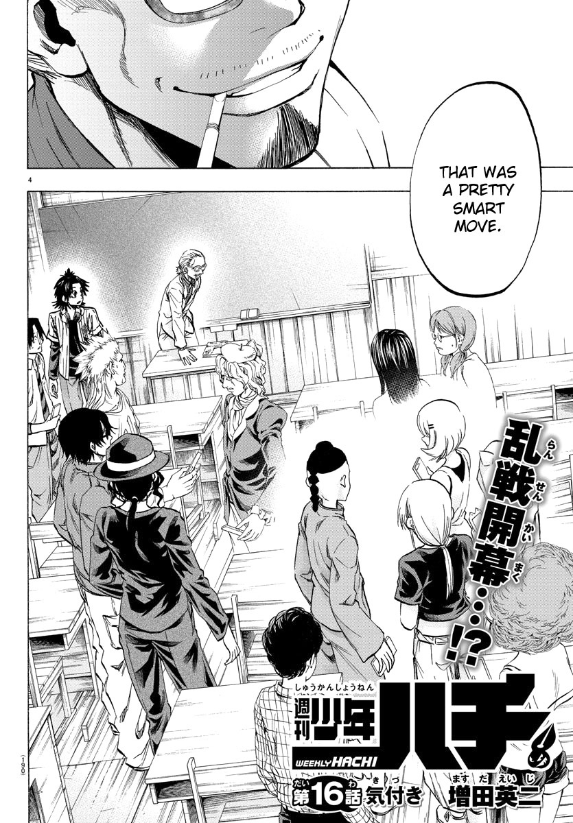 Shuukan Shounen Hachi Chapter 16 page 4 - Chapter 16: Awareness