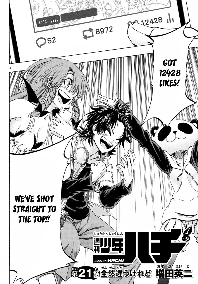Shuukan Shounen Hachi Chapter 21 page 4 - Chapter 21: Even Though We're So Different