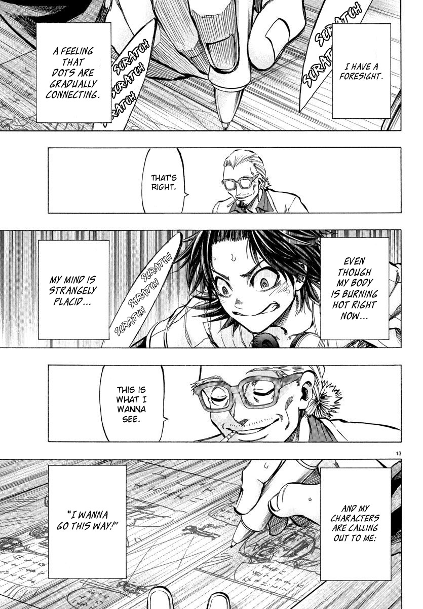 Shuukan Shounen Hachi Chapter 27 page 13 - Chapter 27: The Moment Someone Transforms