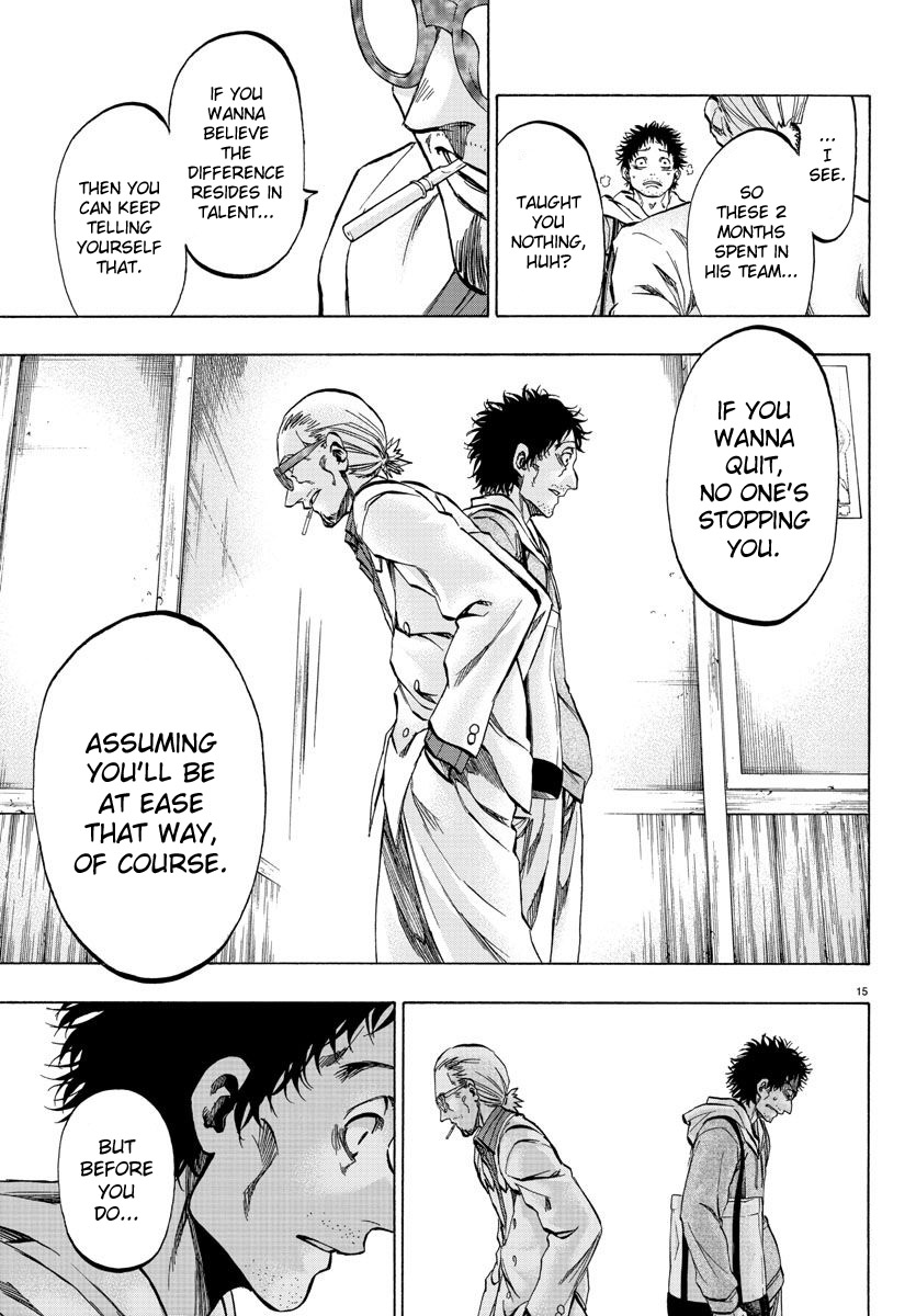 Shuukan Shounen Hachi Chapter 27 page 15 - Chapter 27: The Moment Someone Transforms