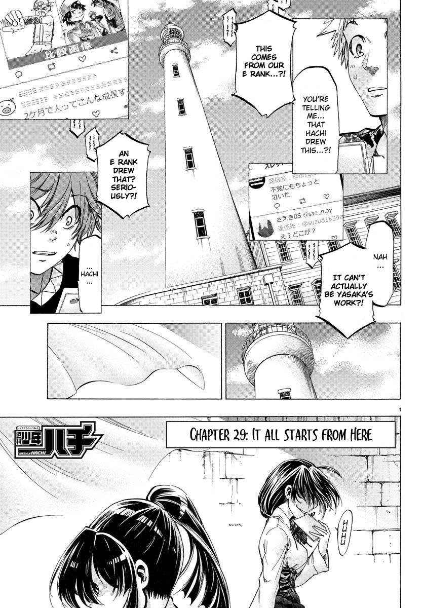 Shuukan Shounen Hachi Chapter 29 page 1 - Chapter 29: It All Starts from Here