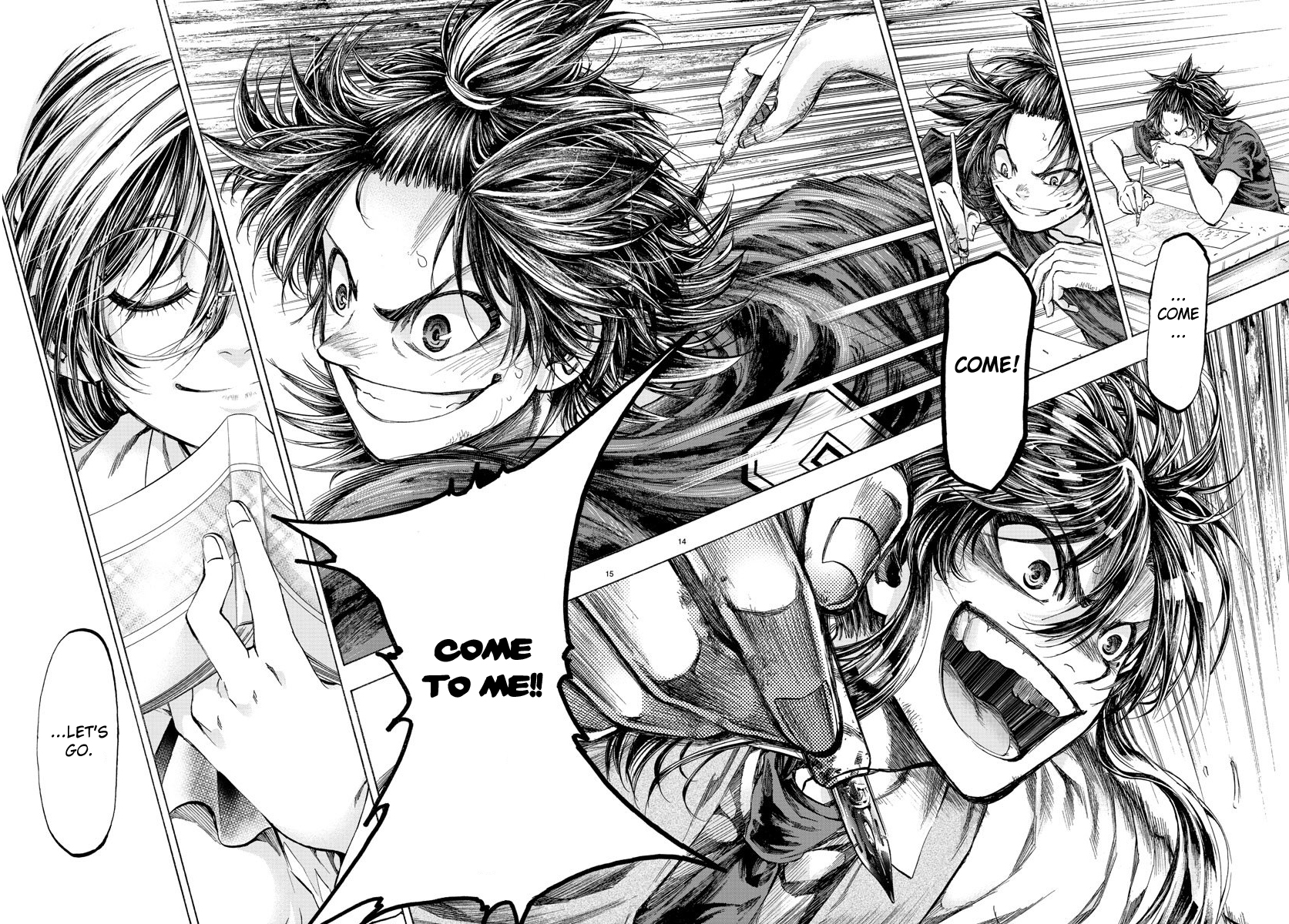 Shuukan Shounen Hachi Chapter 38 page 14 - Chapter 38: I Am Right Here