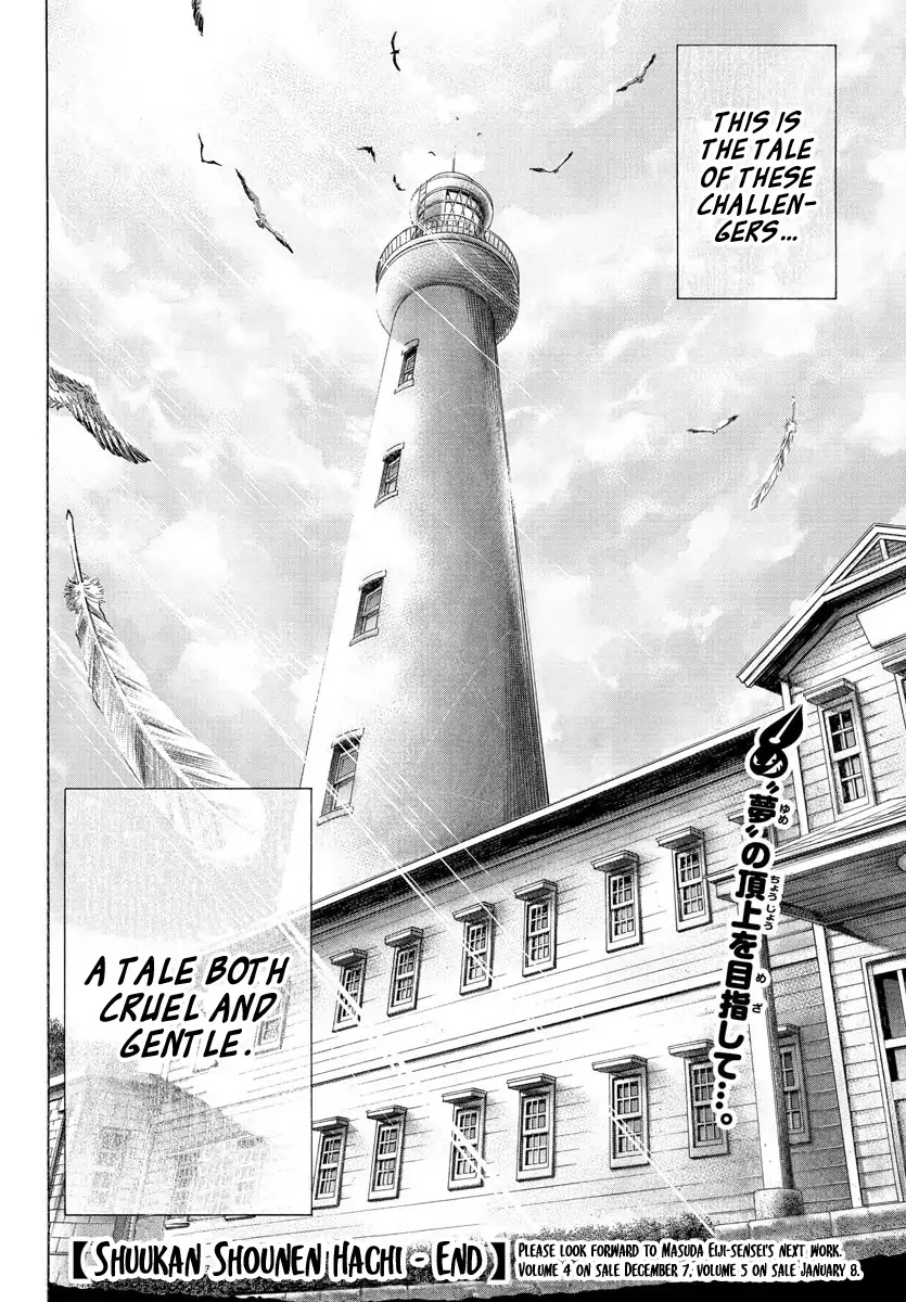 Shuukan Shounen Hachi Chapter 42 page 18 - Chapter 42: Because You Were Here