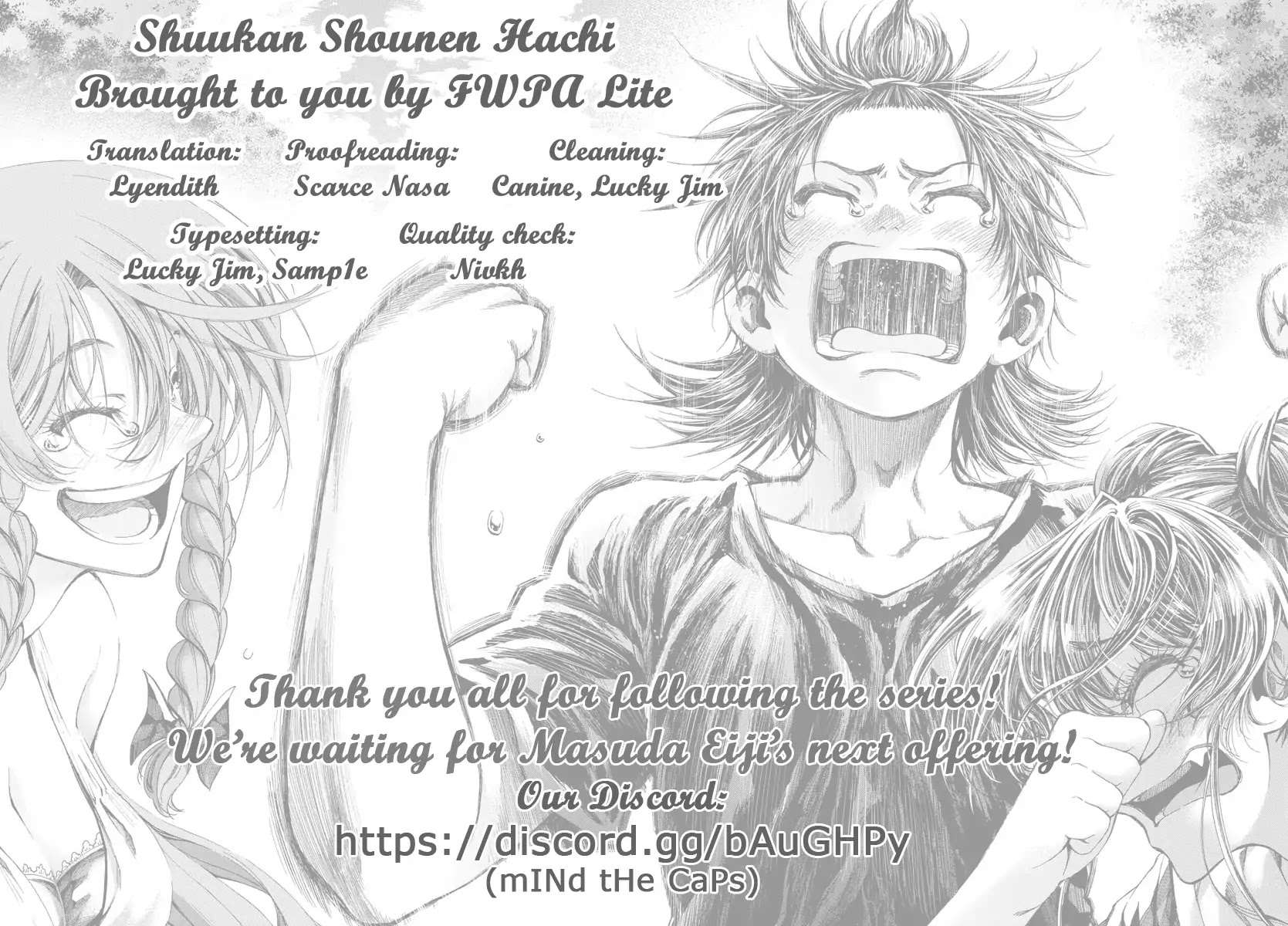 Shuukan Shounen Hachi Chapter 42 page 20 - Chapter 42: Because You Were Here