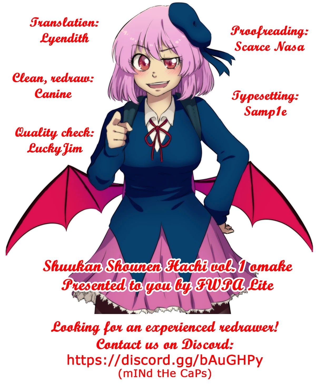 Shuukan Shounen Hachi Chapter 6.5 page 6 - Chapter 6.5: Volume 1 Omake