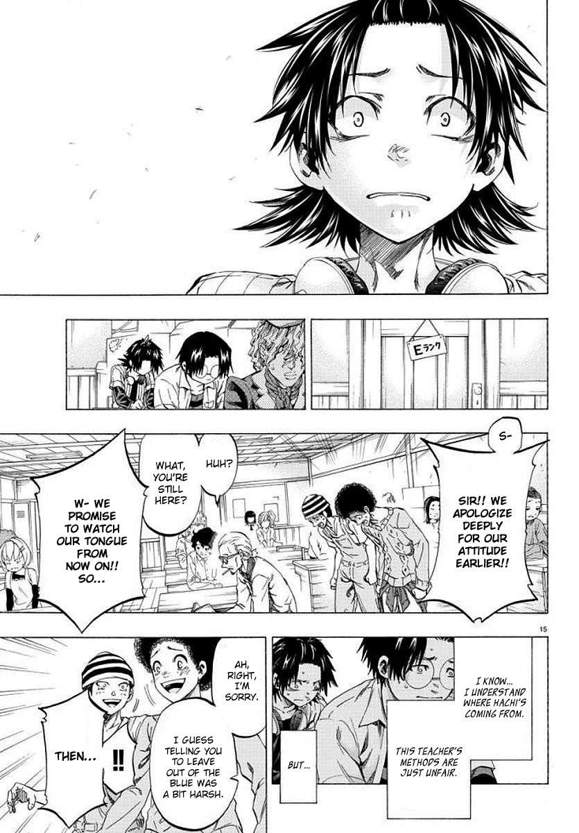 Shuukan Shounen Hachi Chapter 7 page 15 - Chapter 7: The Processing Plant for Dreamers
