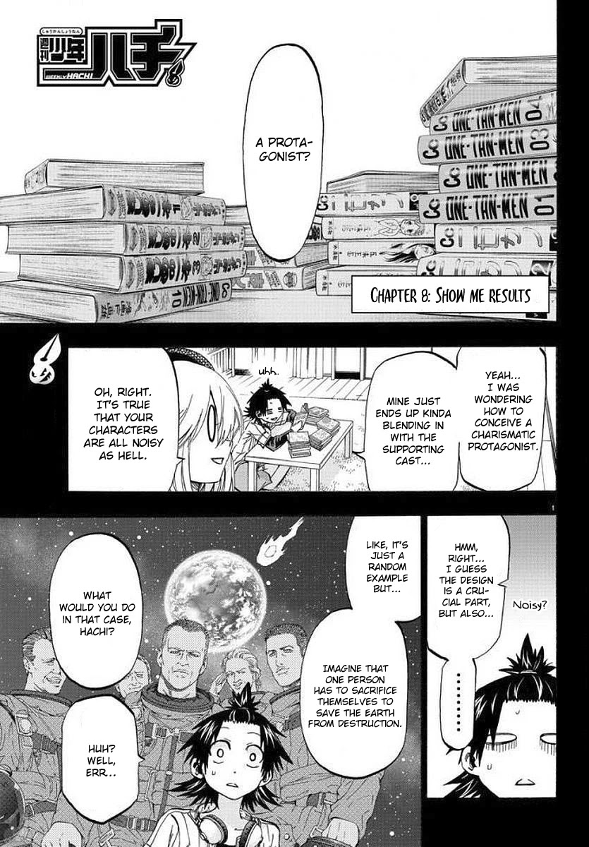 Shuukan Shounen Hachi Chapter 8 page 2 - Chapter 8: Show Me Results