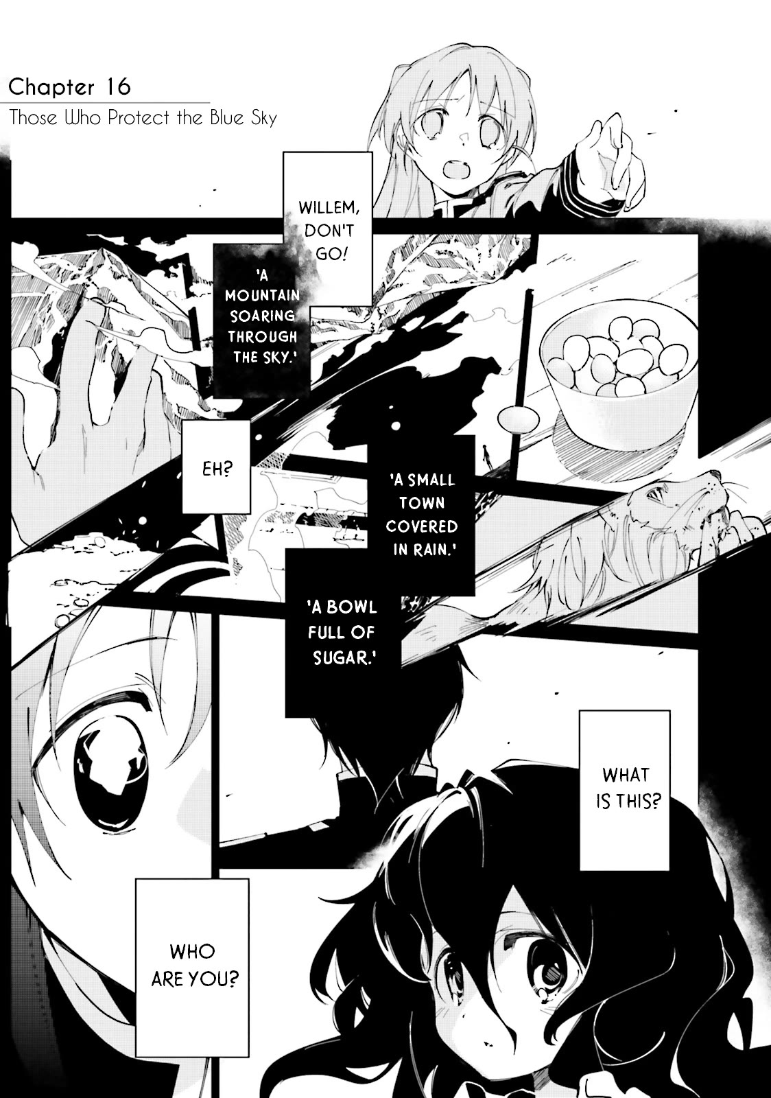 Shuumatsu Nani Shitemasu ka? Isogashii desu ka? Sukutte Moratte Ii desu ka? Chapter 16 page 1 - Chapter 16: Those who Protect the Blue Sky