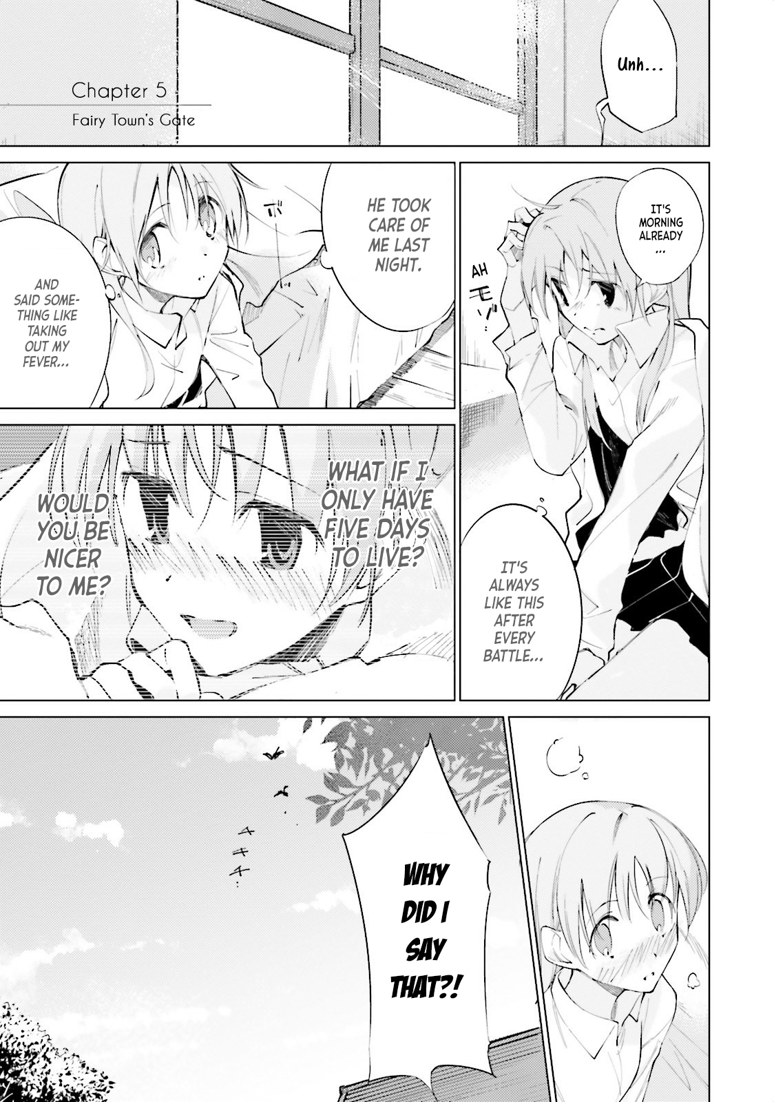 Shuumatsu Nani Shitemasu ka? Isogashii desu ka? Sukutte Moratte Ii desu ka? Chapter 5 page 4 - Chapter 5: Fairy Town's Gate