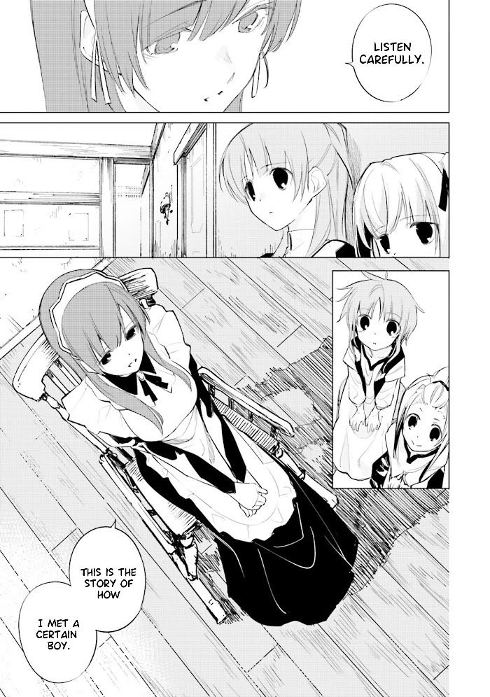 Shuumatsu Nani Shitemasu ka? Isogashii desu ka? Sukutte Moratte Ii desu ka? Chapter 8 page 1 - Chapter 8: The Story of the Boy Who Met the End