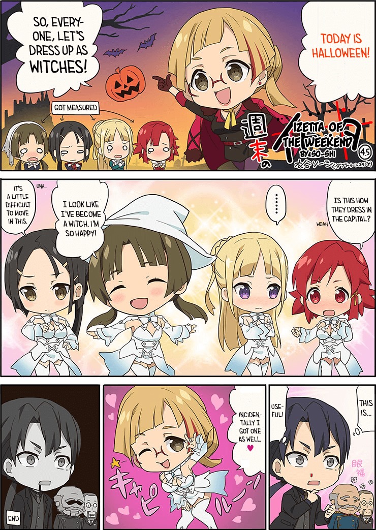 Shuumatsu no Izetta Chapter 4.5 page 1 - Chapter 4.5: Halloween Special