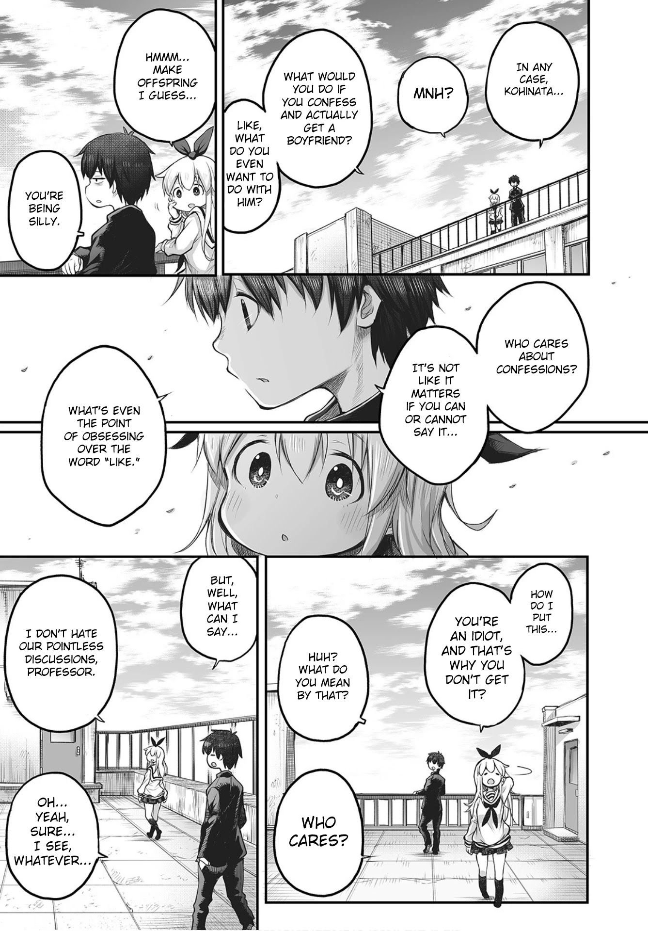 Shuumatsu no Kohinata-san Chapter 1 page 11 - Chapter 1: Confession practice
