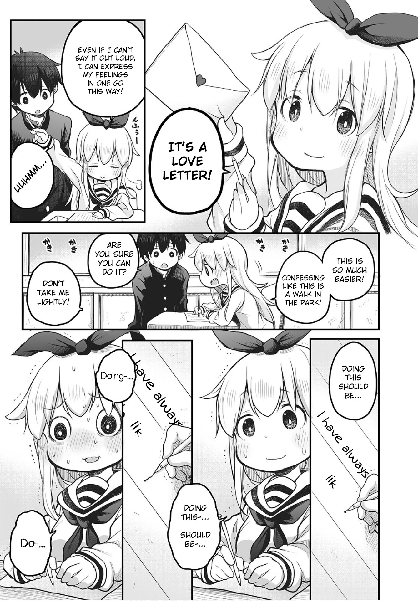 Shuumatsu no Kohinata-san Chapter 1 page 5 - Chapter 1: Confession practice