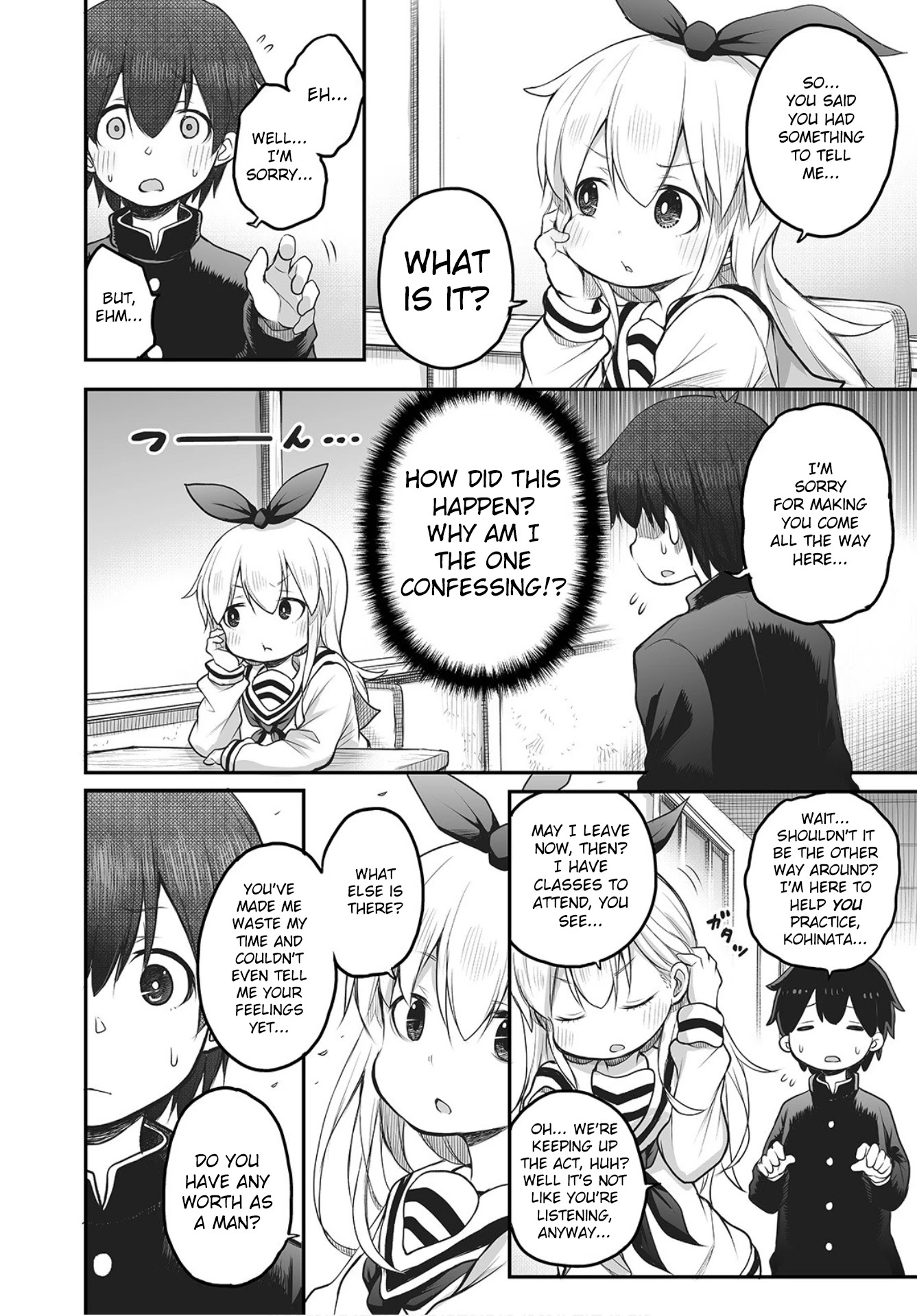 Shuumatsu no Kohinata-san Chapter 1 page 8 - Chapter 1: Confession practice