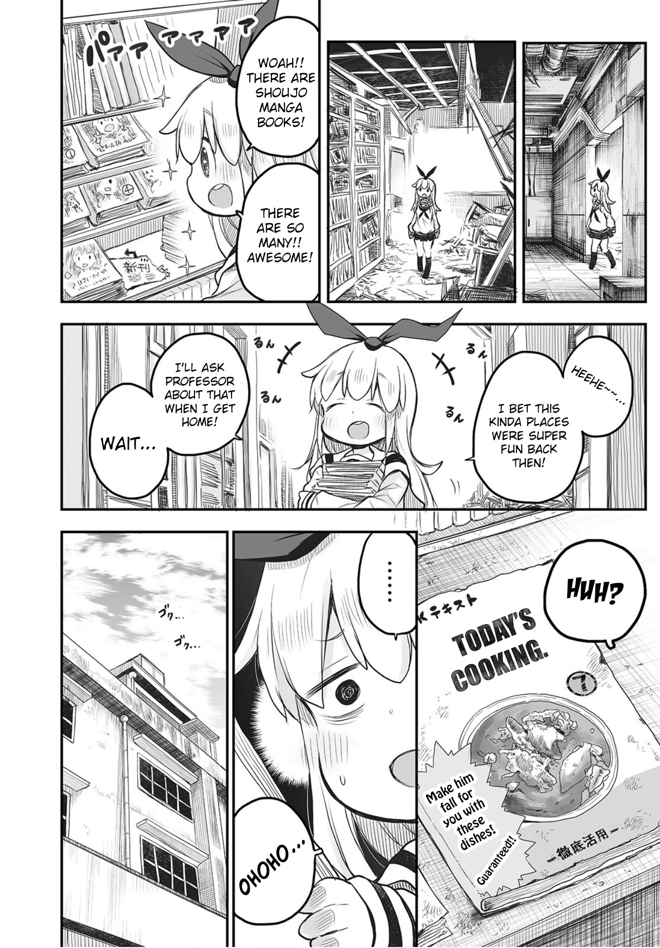 Shuumatsu no Kohinata-san Chapter 3 page 3 - Chapter 3: Home Cooking