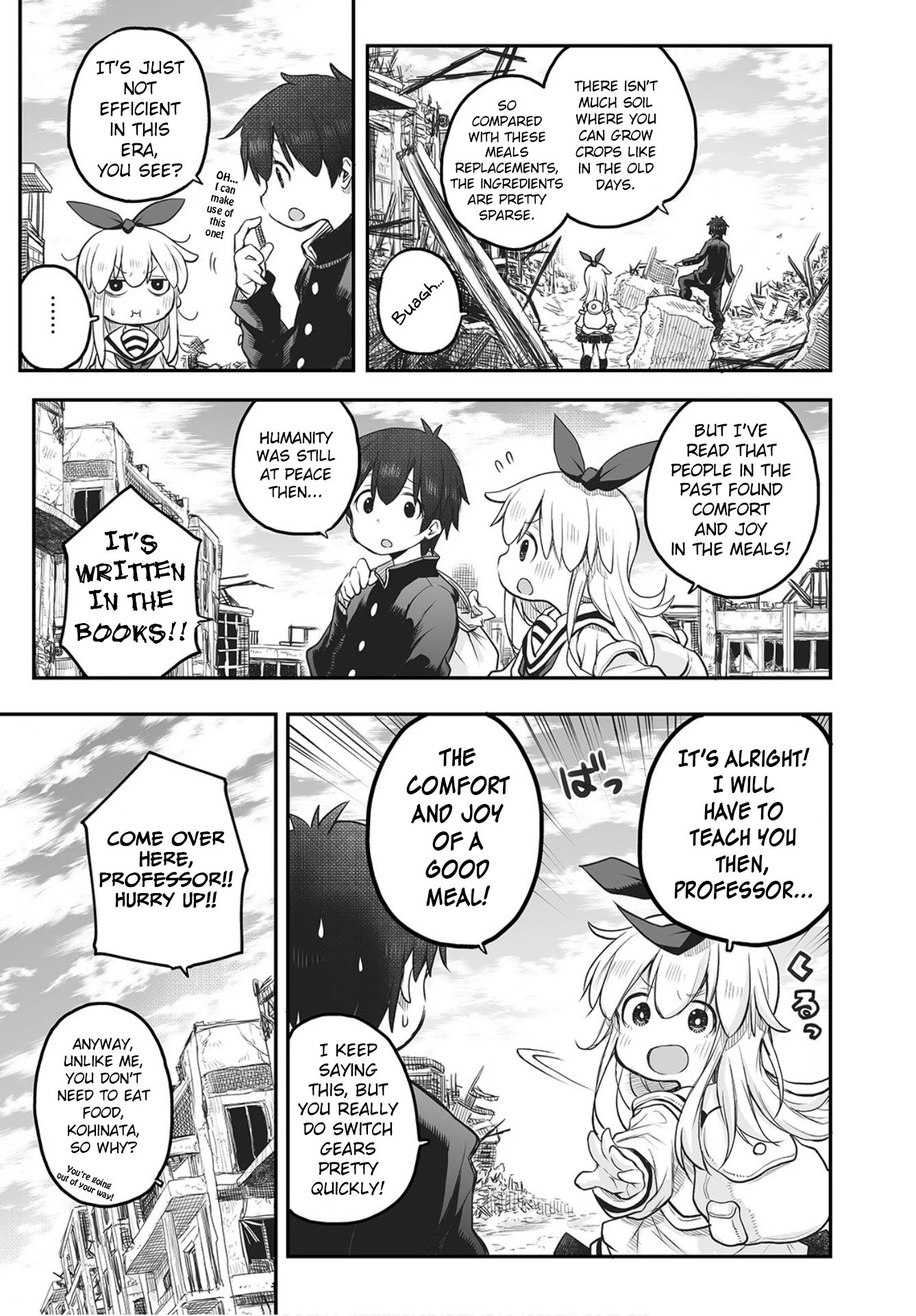 Shuumatsu no Kohinata-san Chapter 3 page 8 - Chapter 3: Home Cooking