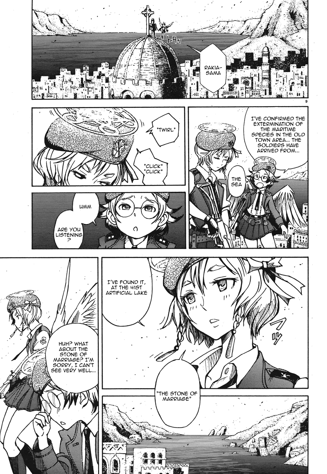 Shuumatsu no Maristella Chapter 1 page 10 - Chapter 1 : Angels gather at the sea, and run towards the sky