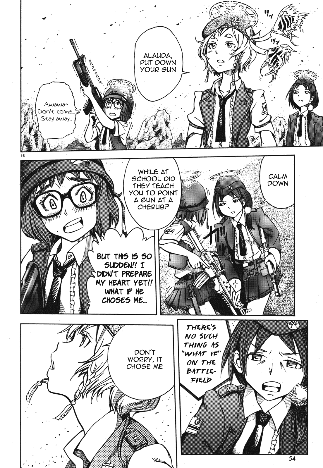 Shuumatsu no Maristella Chapter 1 page 17 - Chapter 1 : Angels gather at the sea, and run towards the sky