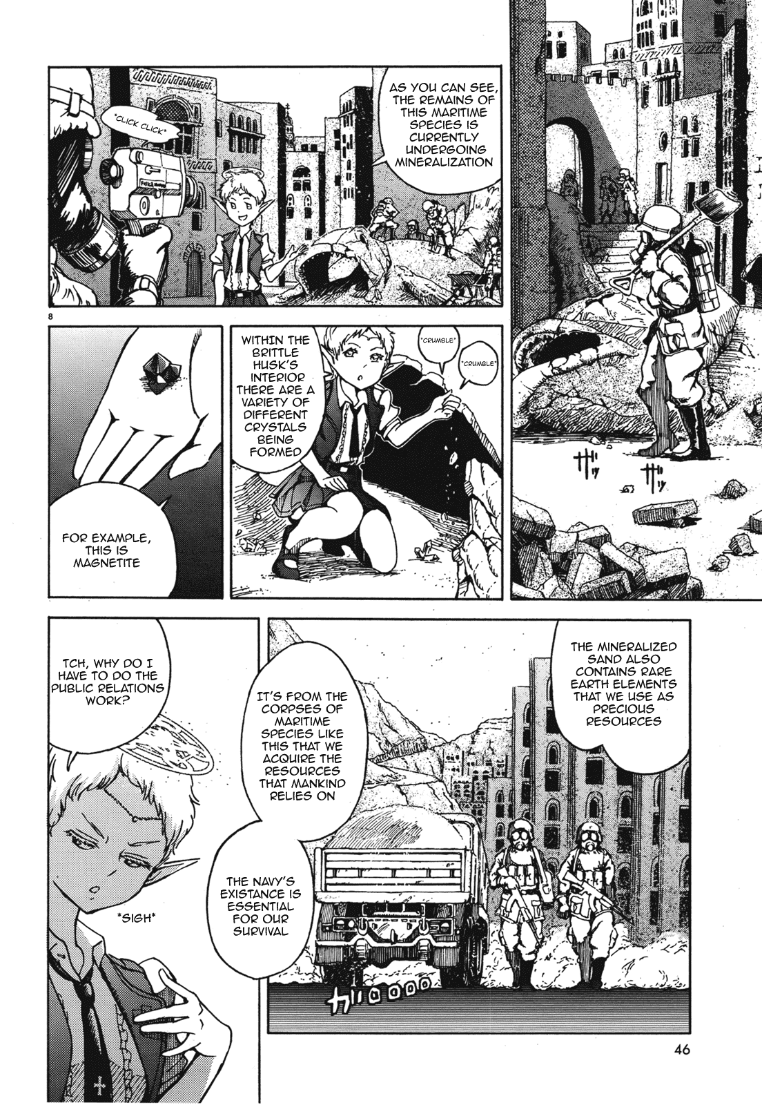 Shuumatsu no Maristella Chapter 1 page 9 - Chapter 1 : Angels gather at the sea, and run towards the sky