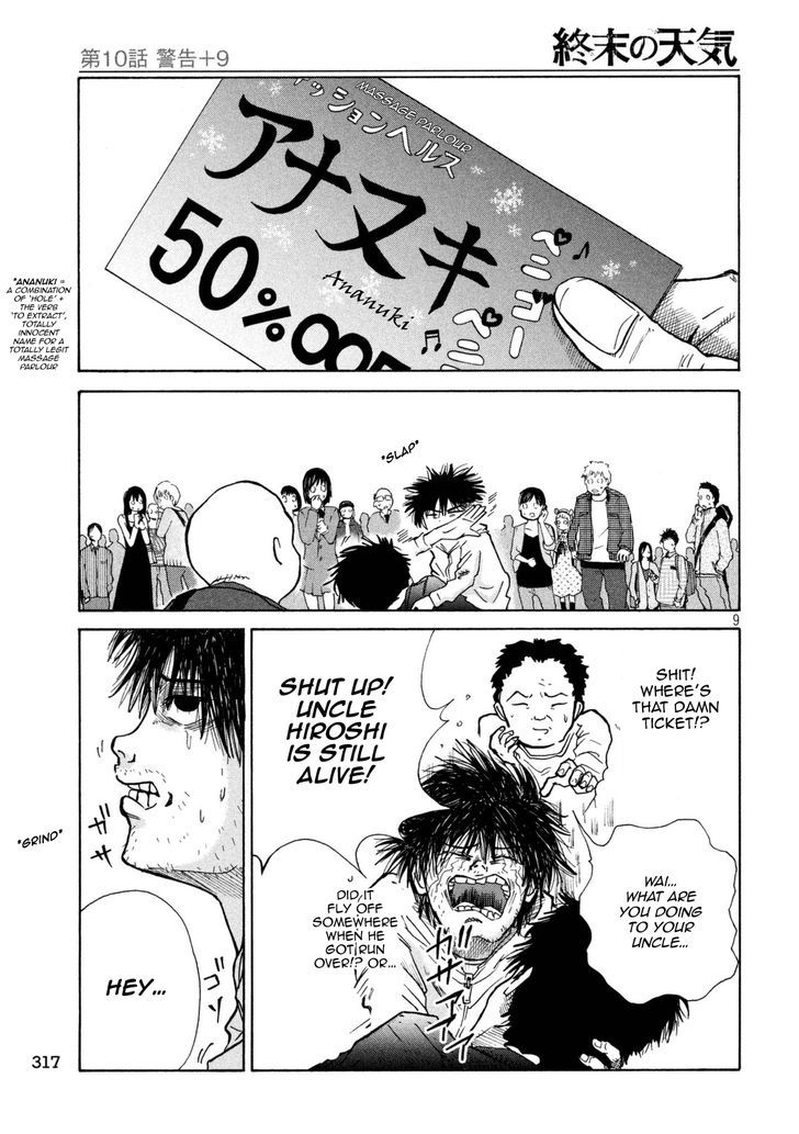 Shuumatsu no Tenki Chapter 10 page 9 - Chapter 10 : Alert +9