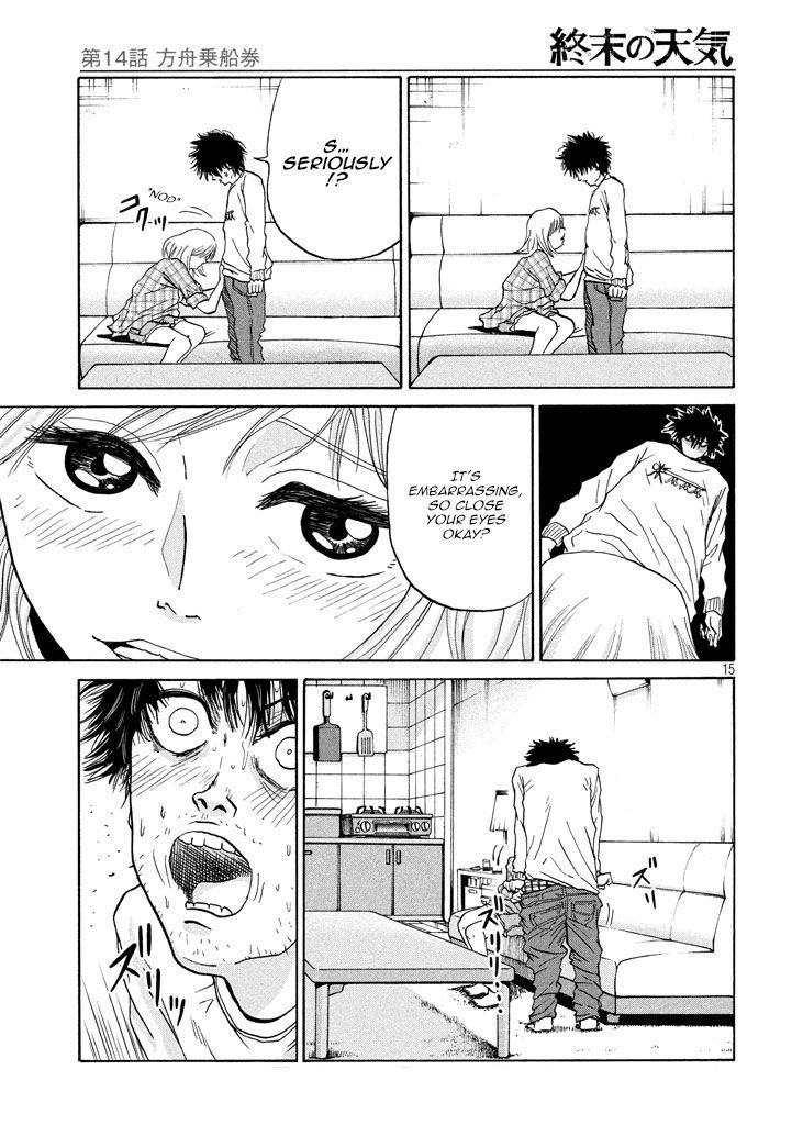 Shuumatsu no Tenki Chapter 14 page 15 - Chapter 14 : Ark Passenger Ticket