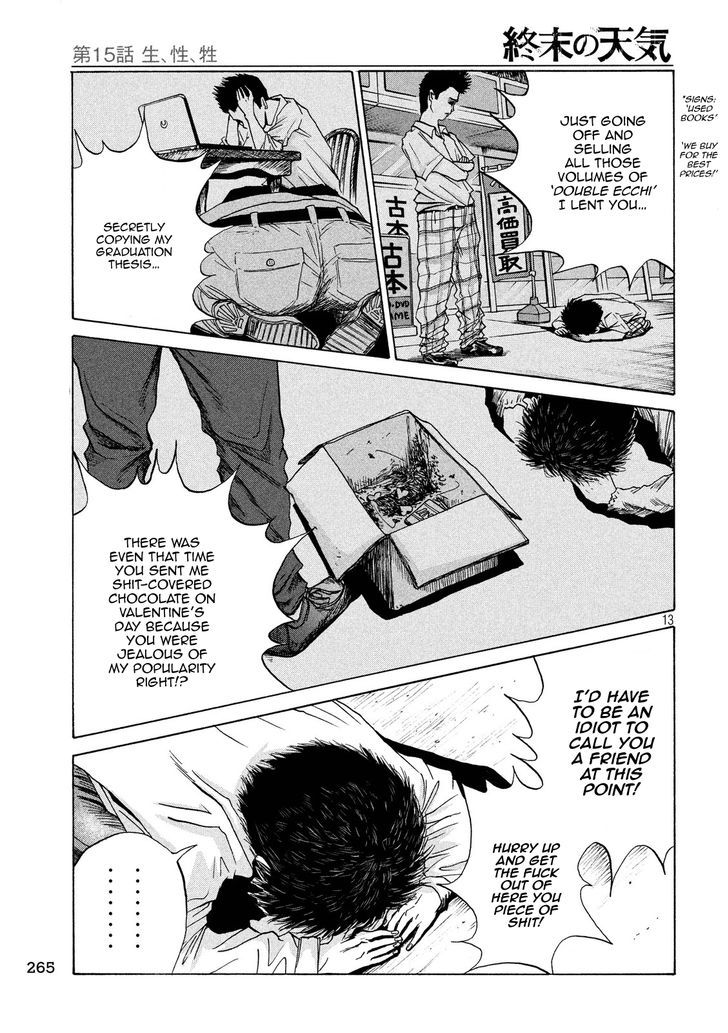 Shuumatsu no Tenki Chapter 15 page 13 - Chapter 15 : Life, Sex, Sacrifice