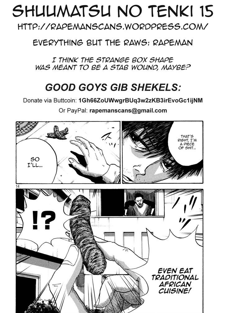 Shuumatsu no Tenki Chapter 15 page 22 - Chapter 15 : Life, Sex, Sacrifice