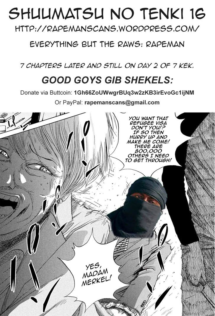 Shuumatsu no Tenki Chapter 16 page 20 - Chapter 16 : The Rewards of Slurping Up Piss