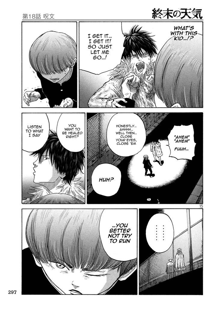Shuumatsu no Tenki Chapter 18 page 15 - Chapter 18 : Chant