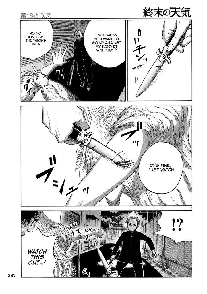 Shuumatsu no Tenki Chapter 18 page 5 - Chapter 18 : Chant