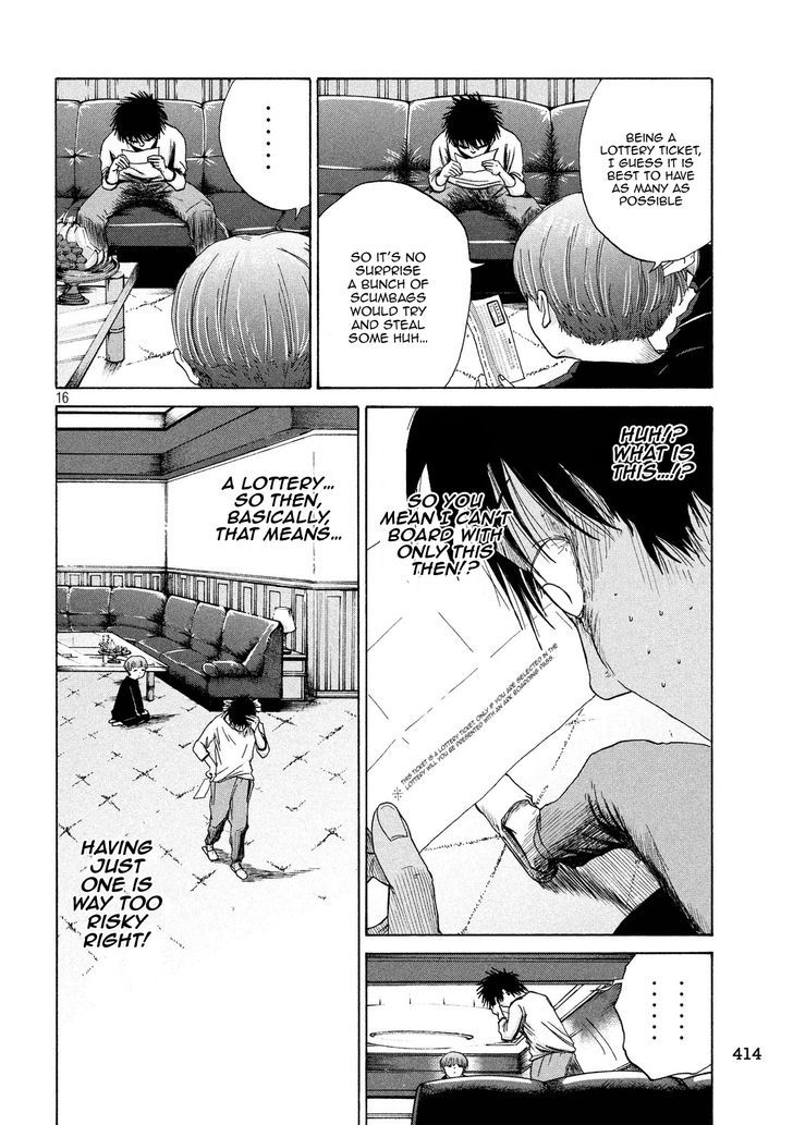Shuumatsu no Tenki Chapter 19 page 16 - Chapter 19 : An Inadequate Ticket