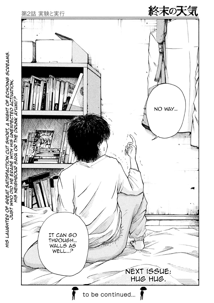 Shuumatsu no Tenki Chapter 2.2 page 27 - Chapter 2 v2 : Experimentation