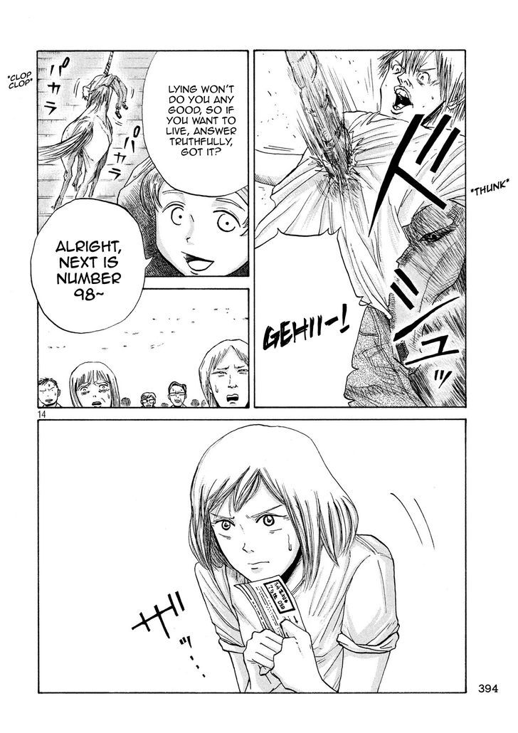 Shuumatsu no Tenki Chapter 24 page 14 - Chapter 24 : Because You're a Scumbag