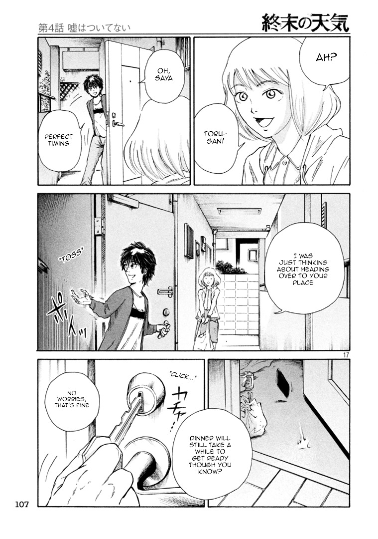Shuumatsu no Tenki Chapter 4.2 page 17 - Chapter 4 v2 : I didn't lie