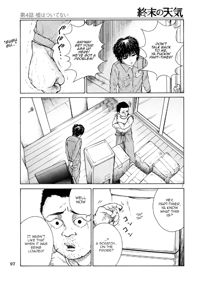 Shuumatsu no Tenki Chapter 4.2 page 7 - Chapter 4 v2 : I didn't lie