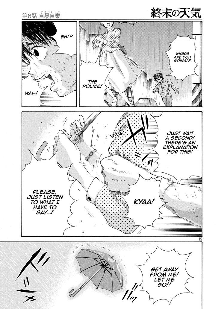 Shuumatsu no Tenki Chapter 6 page 15 - Chapter 6 : Desperation