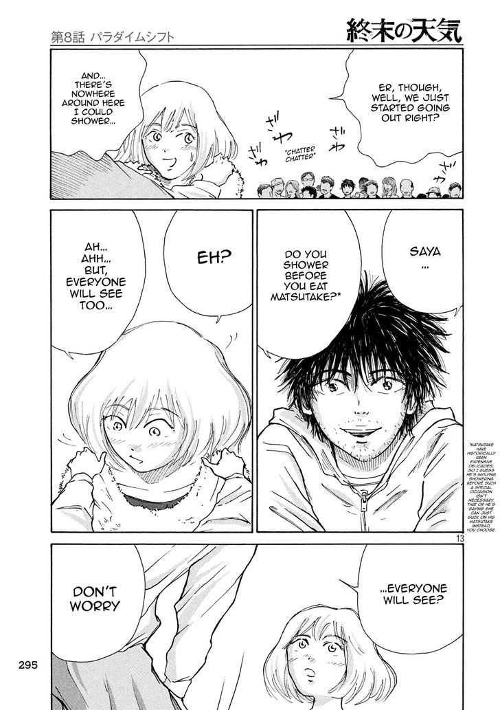 Shuumatsu no Tenki Chapter 8 page 13 - Chapter 8 : Paradigm Shift